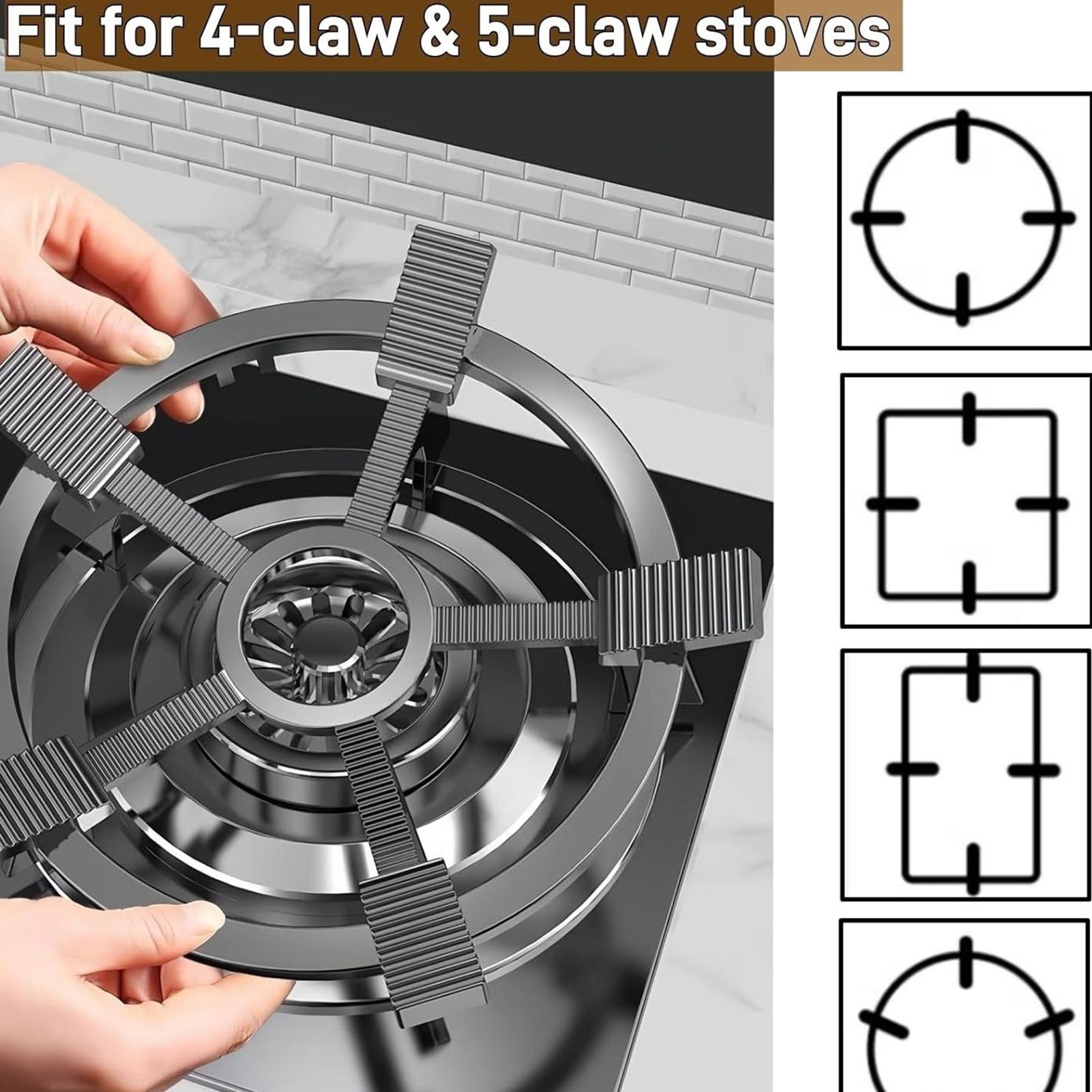 Camping Cooking Ring - Rak Kompor dengan Cakar Anti Selip,
