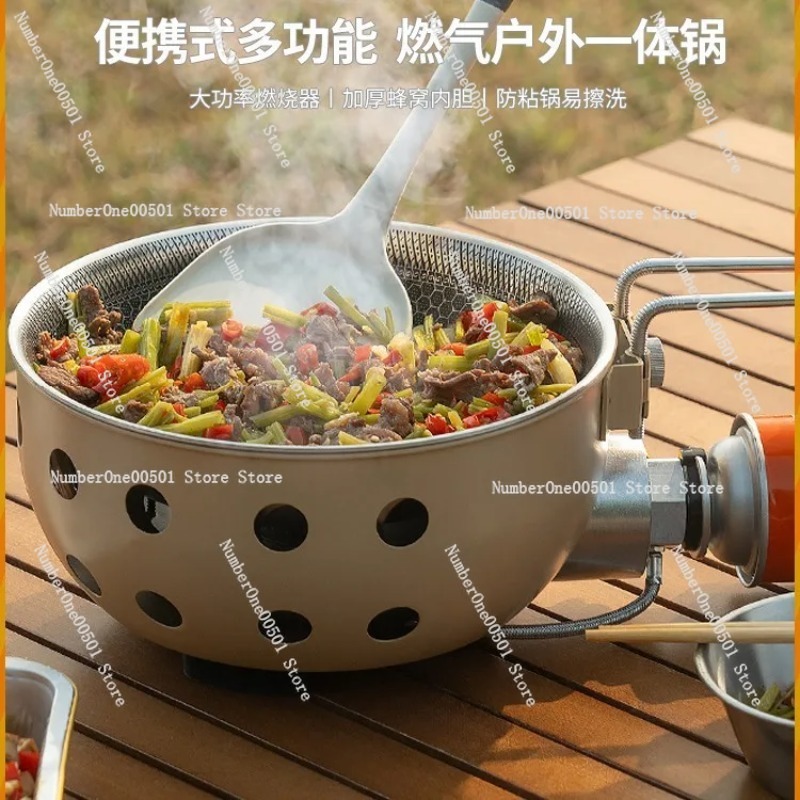 Camping Cooking One Pot - Panci Masak Portabel Outdoor All in
