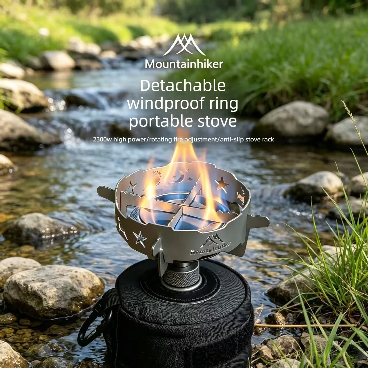 Camping Cooking Ring - Kompor Camping dengan Cincin Anti Angin