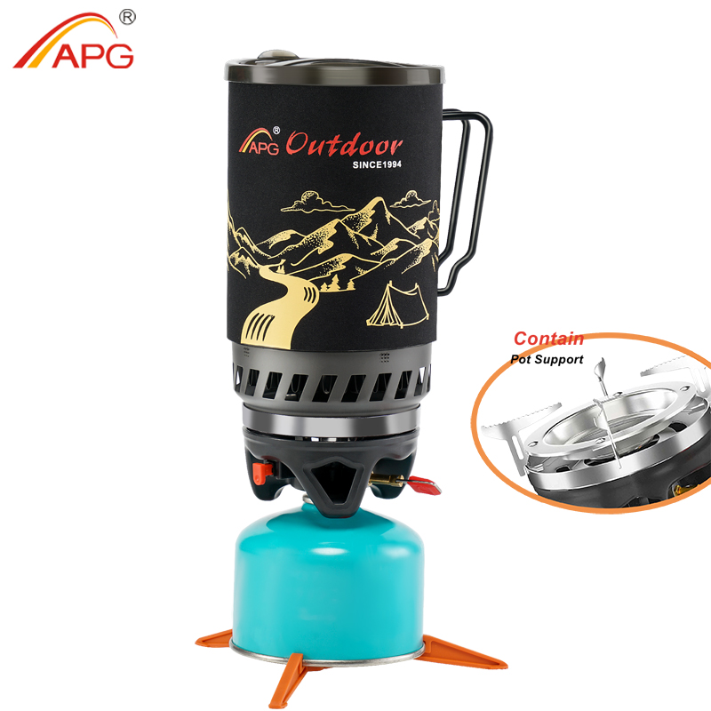 Camping Cooking One Pot - APG kompor berkemah Hiking luar ruangan,