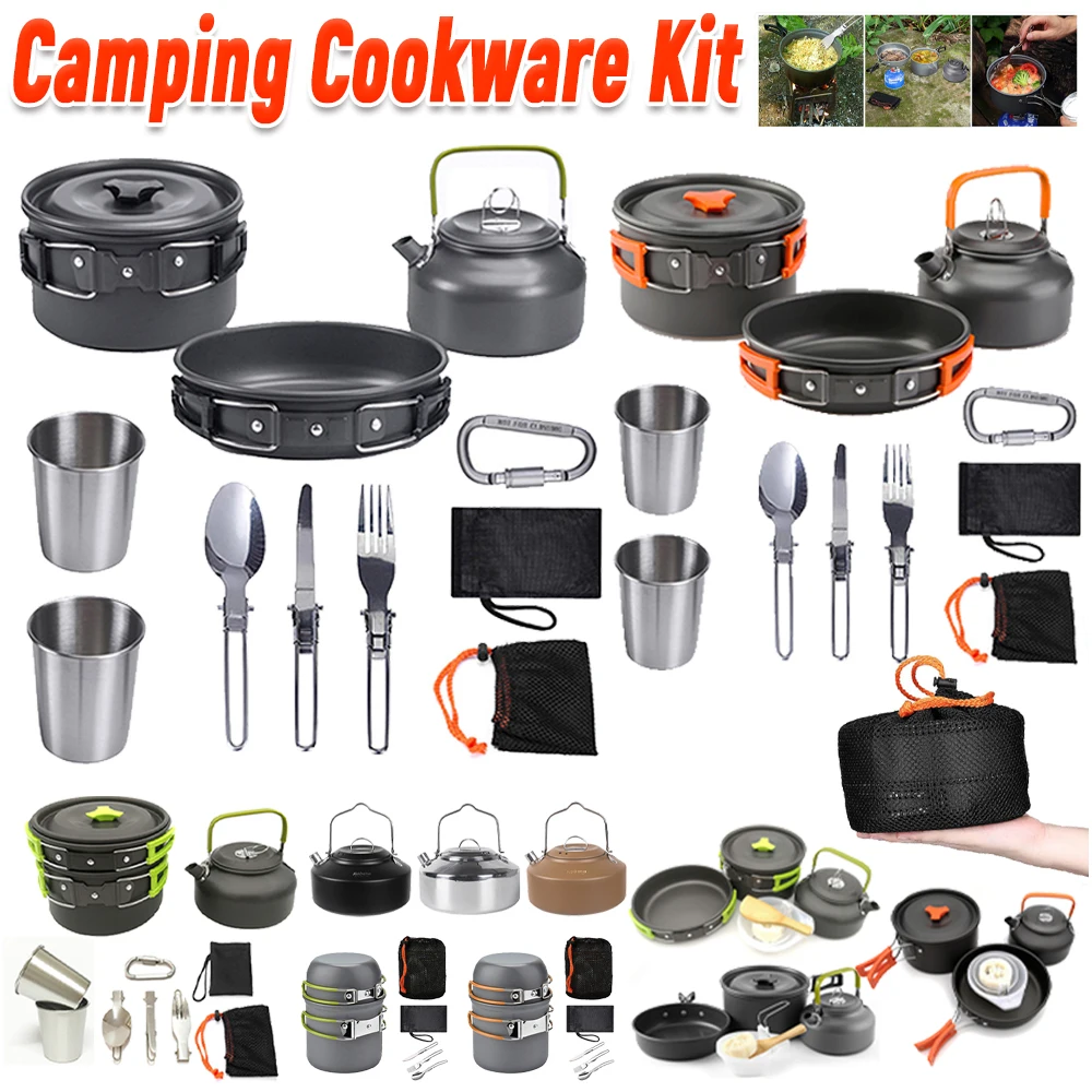 Camping Cooking Kits - Peralatan Masak Berkemah Ketel Panci Wajan