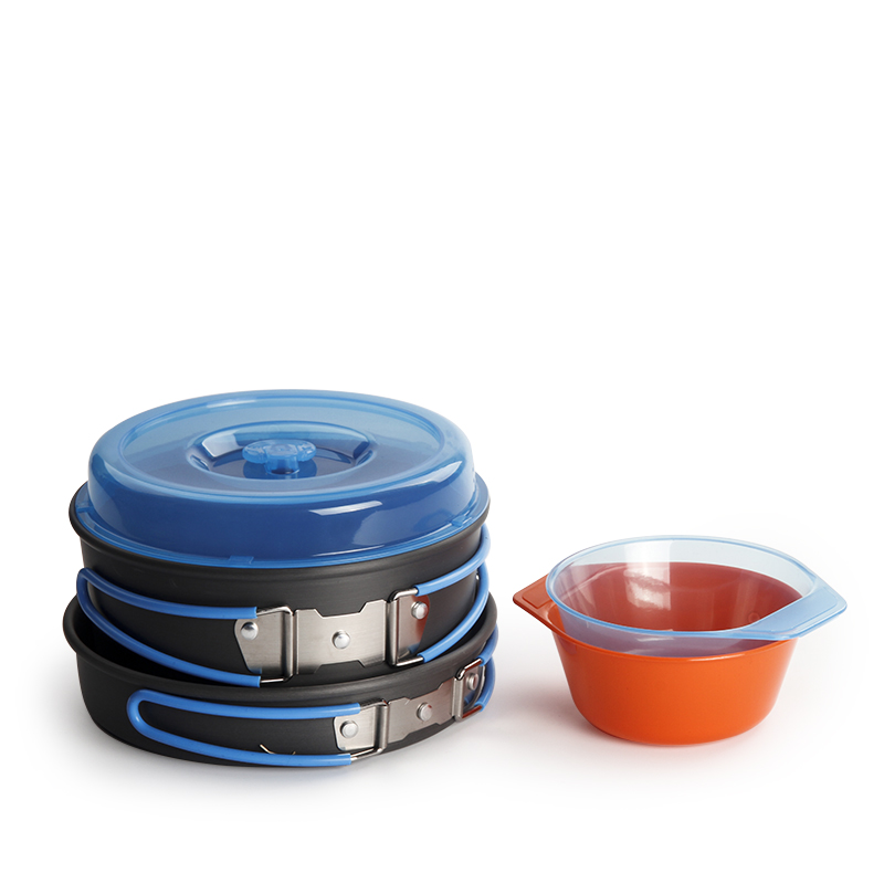 Camping Cooking Kits - Peralatan Masak Berkemah Kit Mangkuk Panci