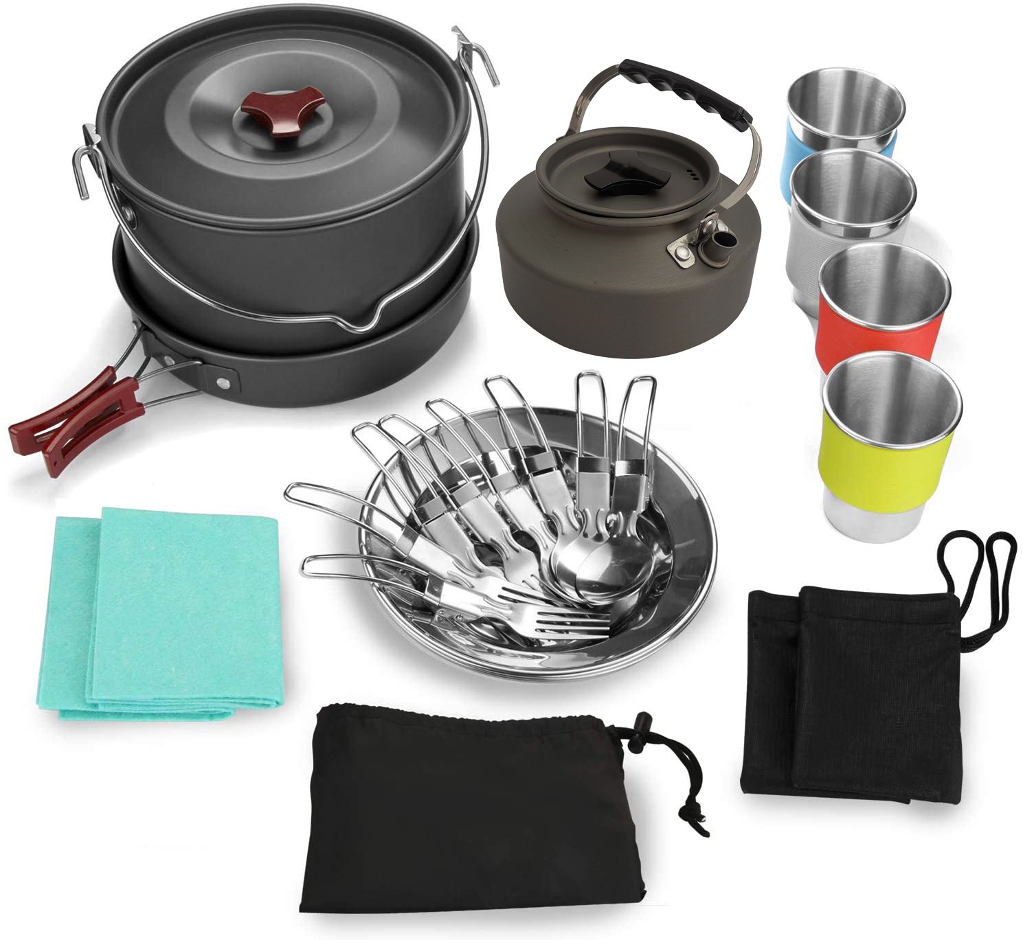 Set peralatan masak berkemah l - Camping Cooking One Pot ulasan dan harga