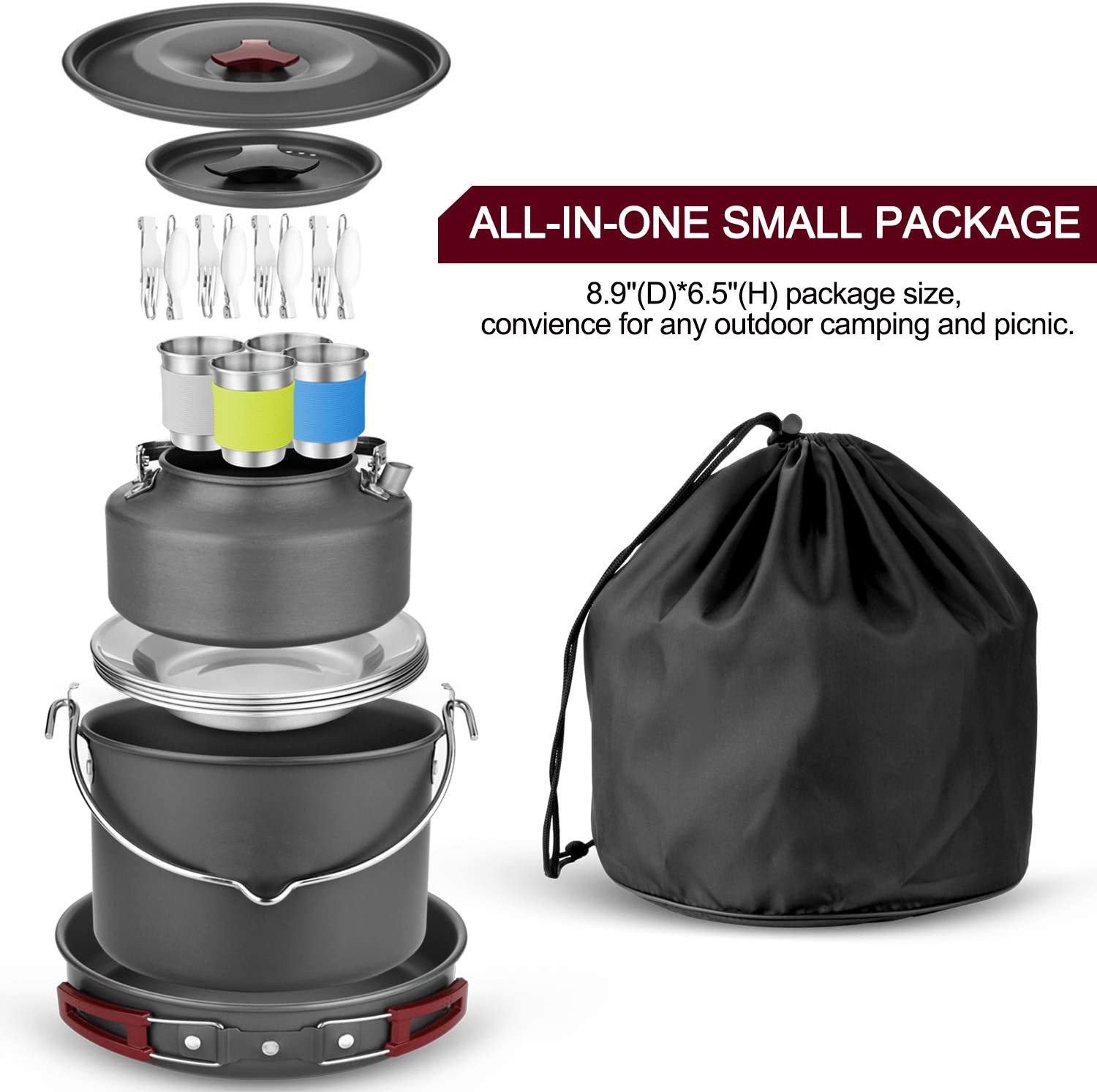 Set peralatan masak berkemah l - Camping Cooking One Pot ulasan dan harga