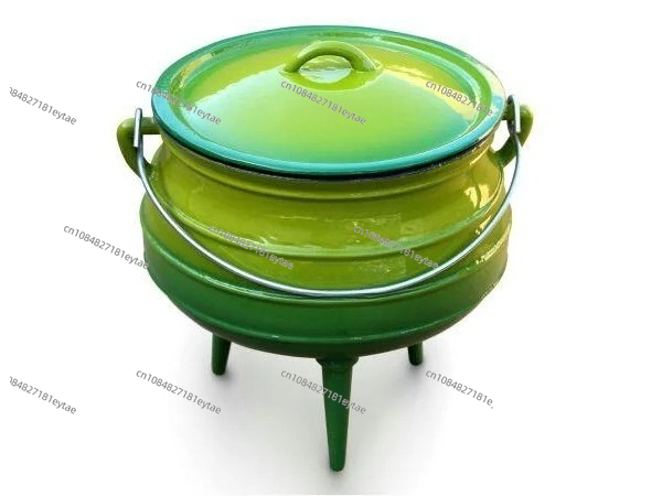 Panci Potjie Besi Cor Enamel B - Camping Cooking Cast Iron ulasan dan harga