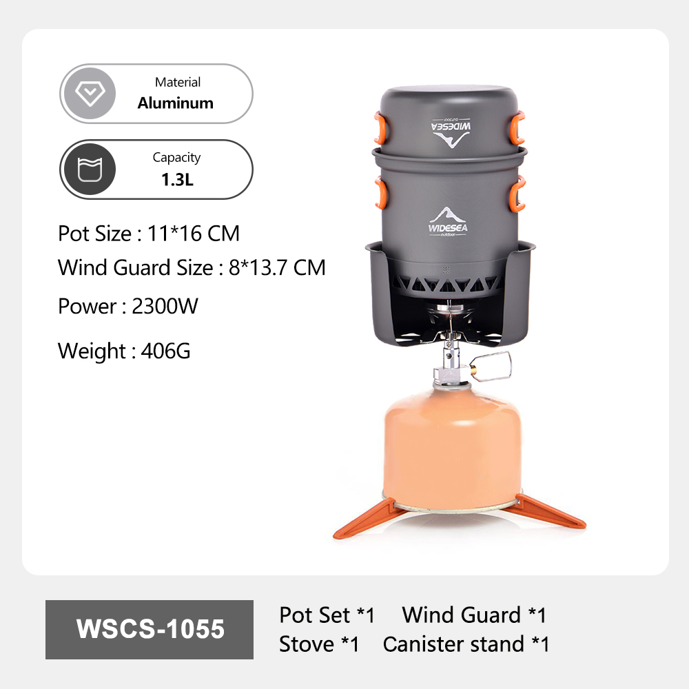 Set Kompor Camping Portabel Wi - Camping Cooking One Pot ulasan dan harga