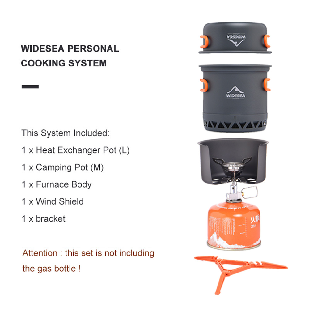 Set Kompor Camping Portabel Wi - Camping Cooking One Pot ulasan dan harga