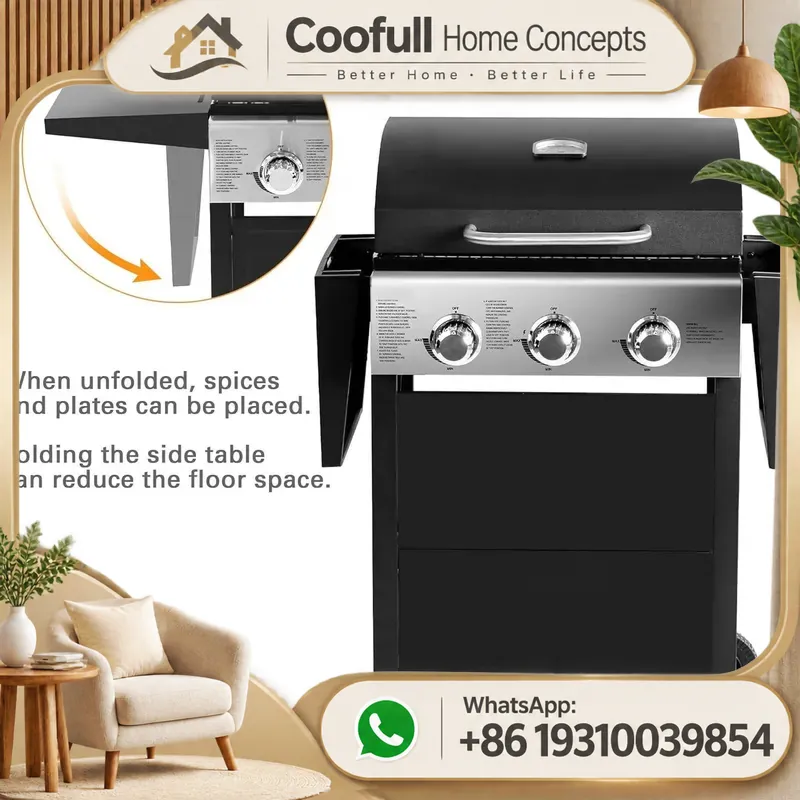 Pemanggang Gas Propana Dengan  - Camping Cooking Table Foldable ulasan dan harga
