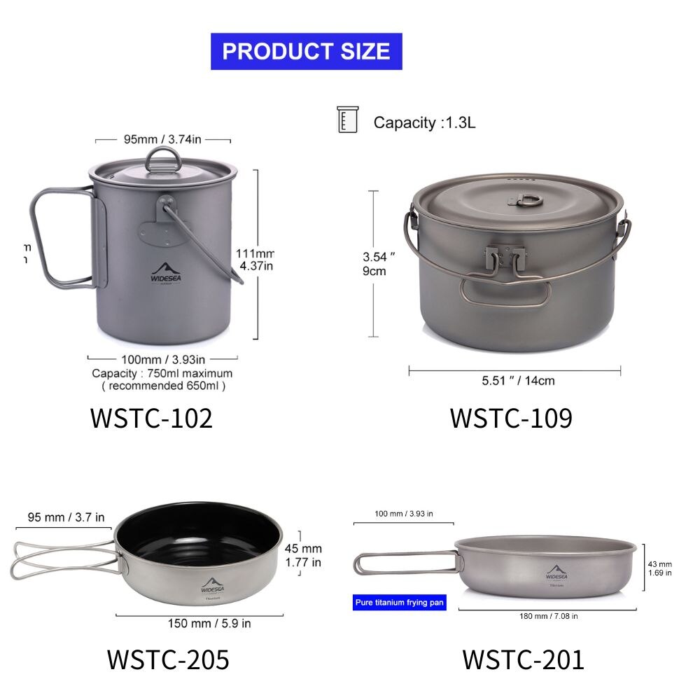 Layar Lebar peralatan makan be - Camping Cooking Kits ulasan dan harga