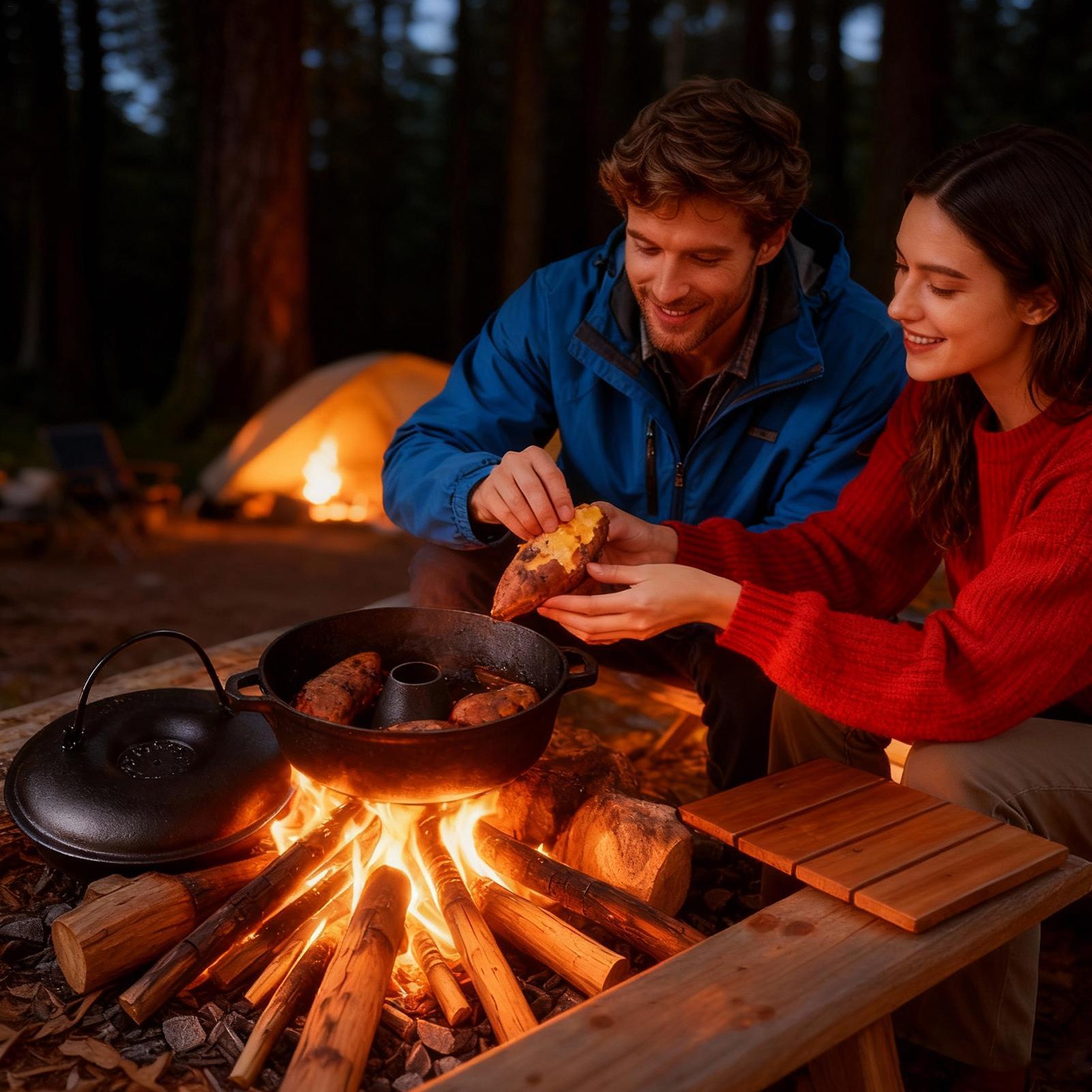 Panci Besi Cor Untuk Memasak,  - Camping Cooking Cast Iron ulasan dan harga