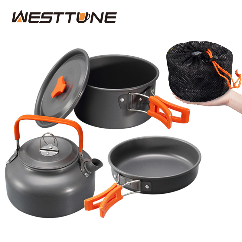 WESTTUNE Peralatan Masak Berke - Camping Cooking Kits ulasan dan harga