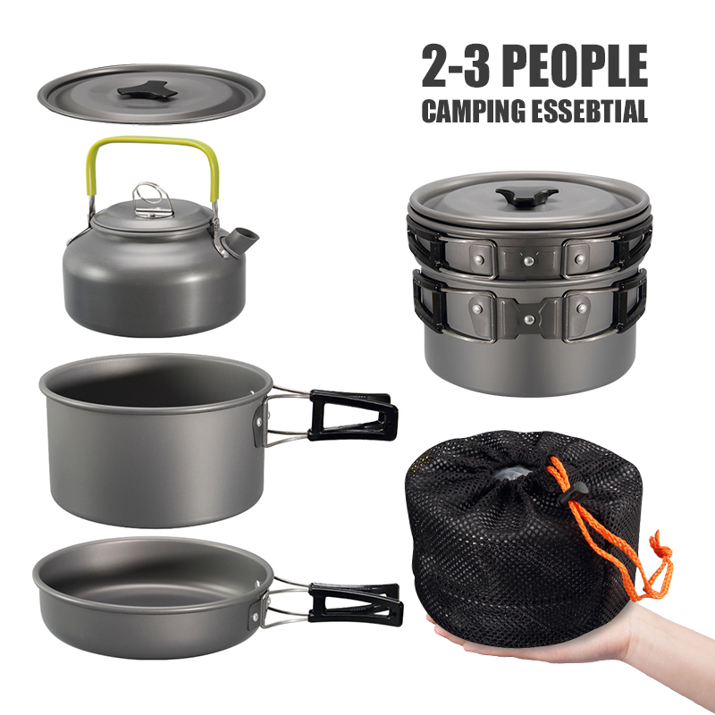 WESTTUNE Peralatan Masak Berke - Camping Cooking Kits ulasan dan harga