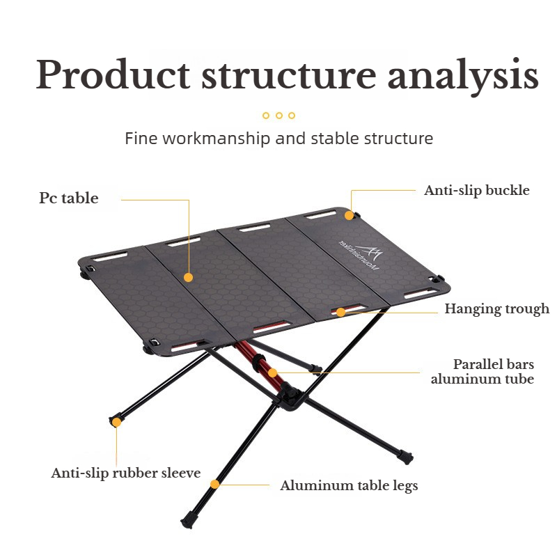 Meja Piknik Portabel MOUNTAINH - Camping Cooking Table Foldable ulasan dan harga