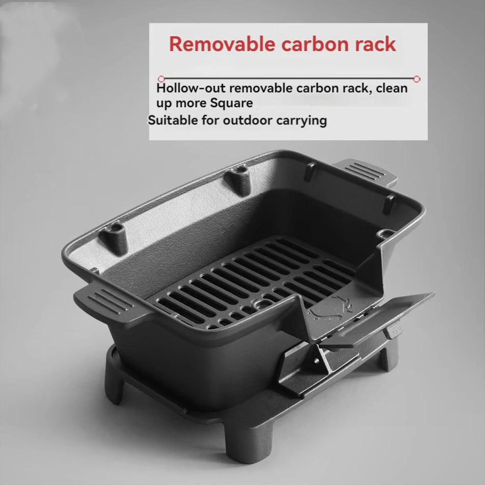 Kompor arang barbekyu tanpa la - Camping Cooking Cast Iron ulasan dan harga