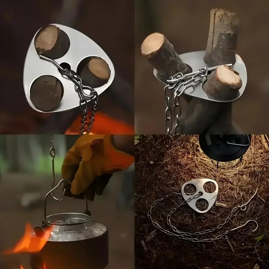 Tripod Portabel untuk Api Ungg - Camping Cooking One Pot ulasan dan harga
