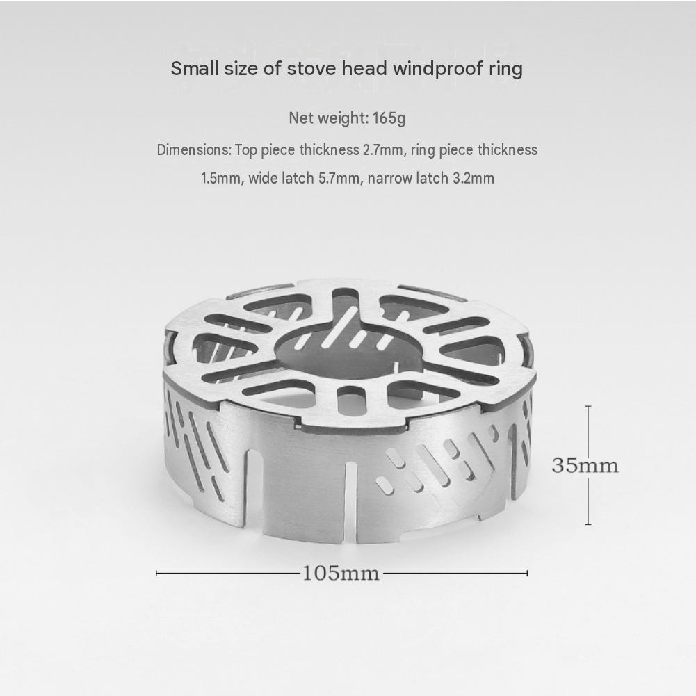 Cincin Anti Angin Stainless St - Camping Cooking Ring ulasan dan harga