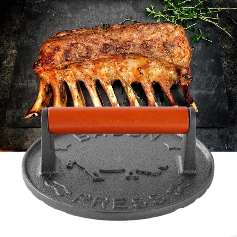 D0AD Tugas Berat Burger Burger - Camping Cooking Cast Iron ulasan dan harga