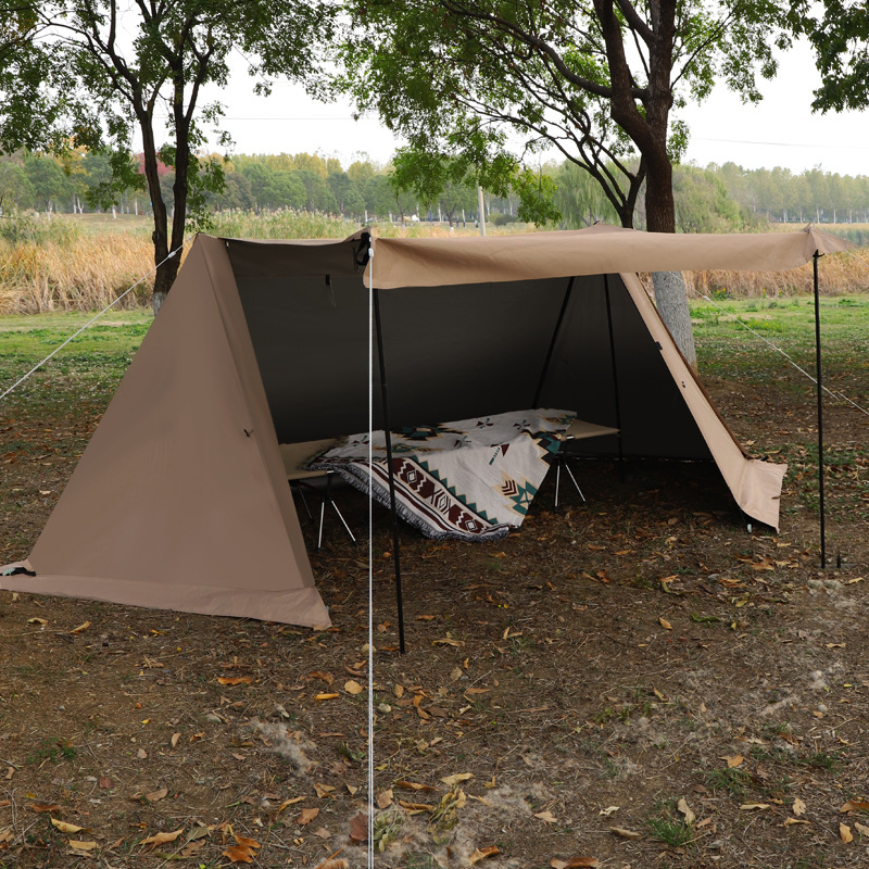 Tenda Kemah Outdoor Double Pea - Camping Cooking Awning ulasan dan harga