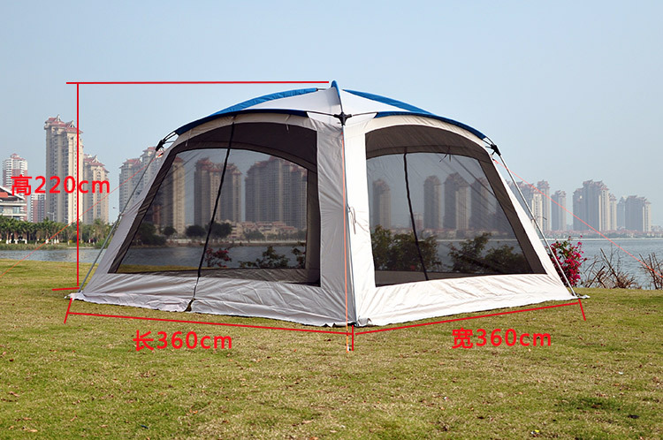 Tenda Kanopi Oxford Anti Hujan - Camping Cooking Awning ulasan dan harga