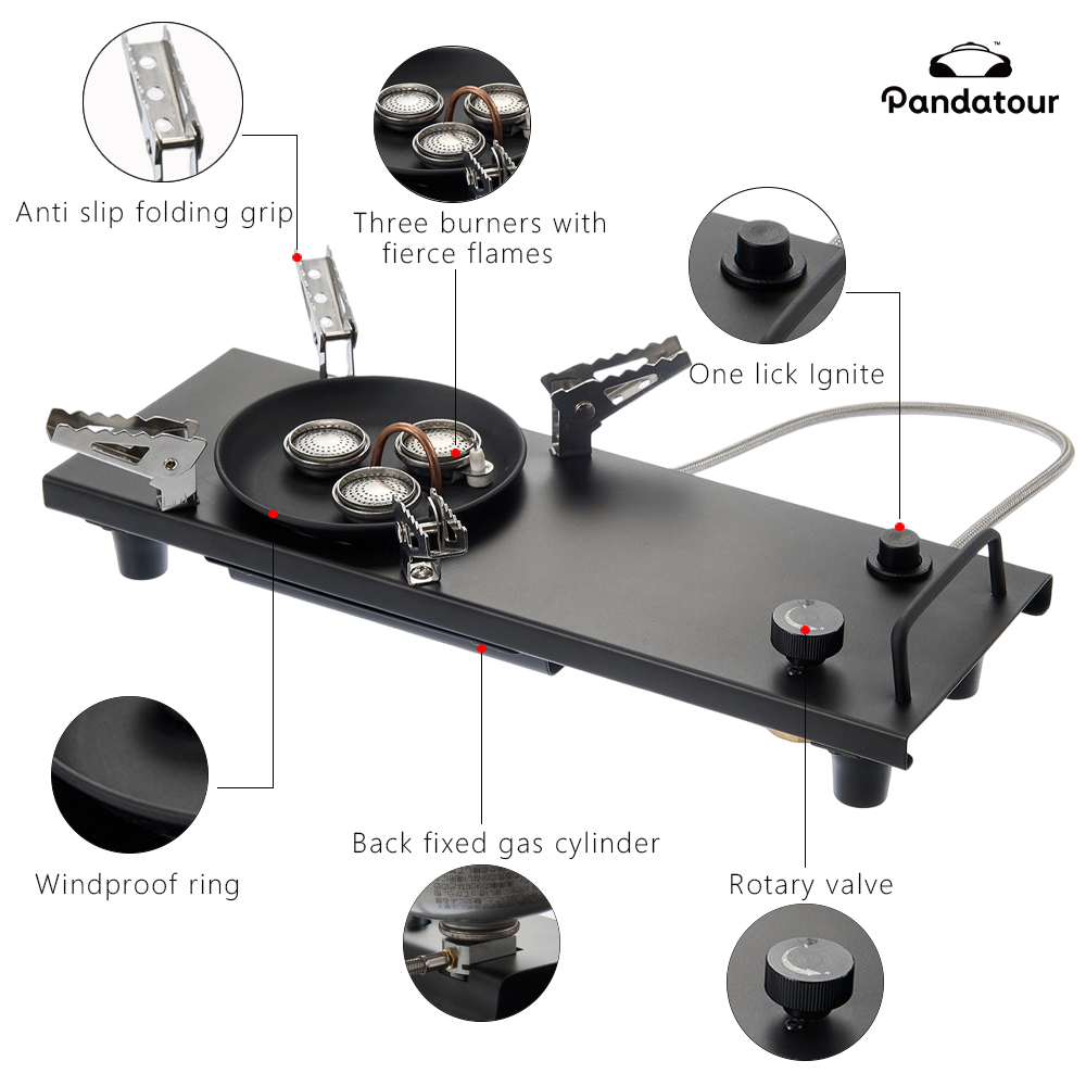Kompor Gas Lipat Pandatour Cam - Camping Cooking Drawer ulasan dan harga
