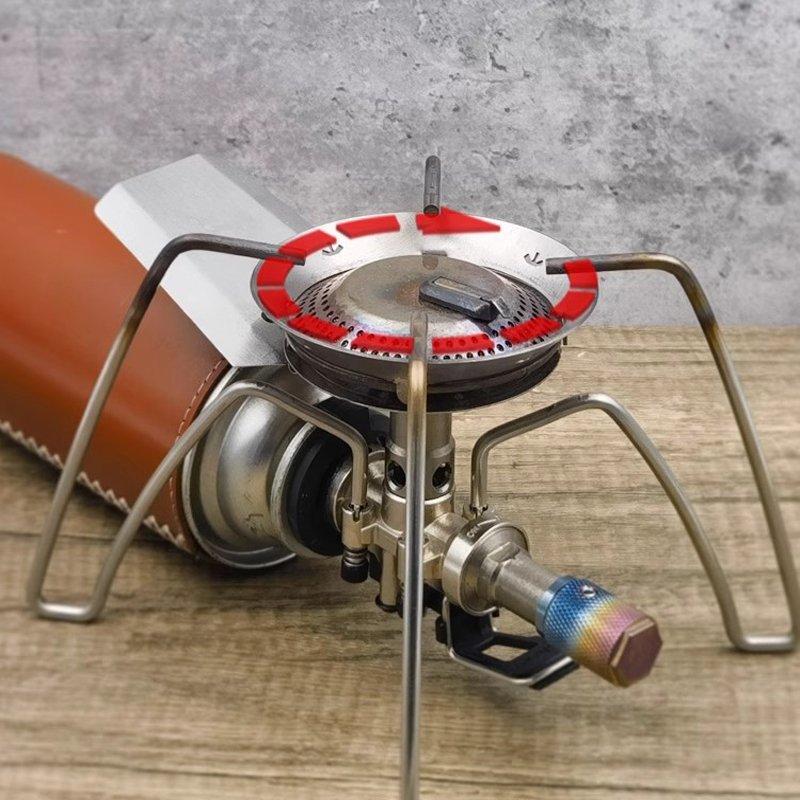 Pelindung angin Gas Titanium U - Camping Cooking Drawer ulasan dan harga