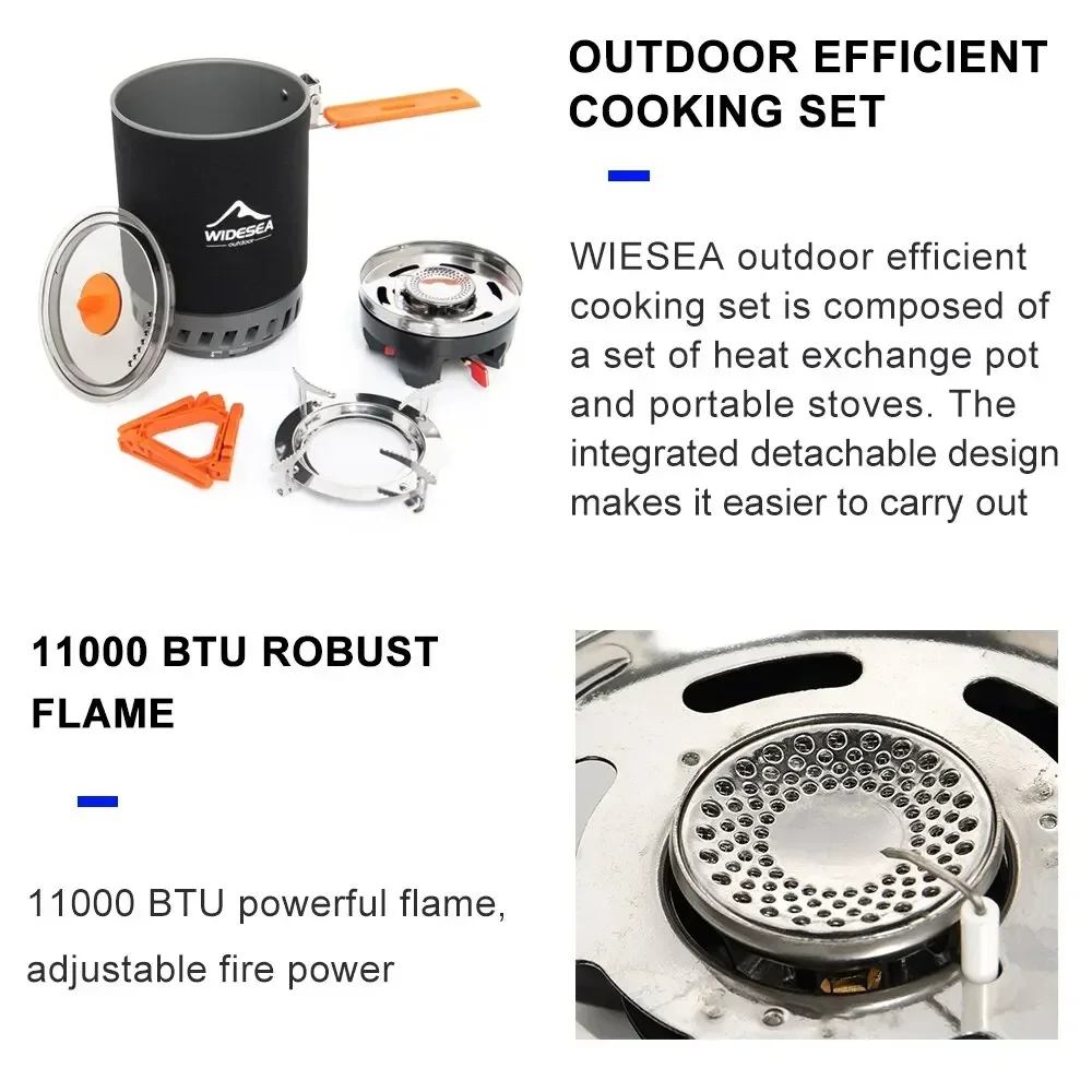 Kompor Gas Widesea, Panci Turi - Camping Cooking One Pot ulasan dan harga