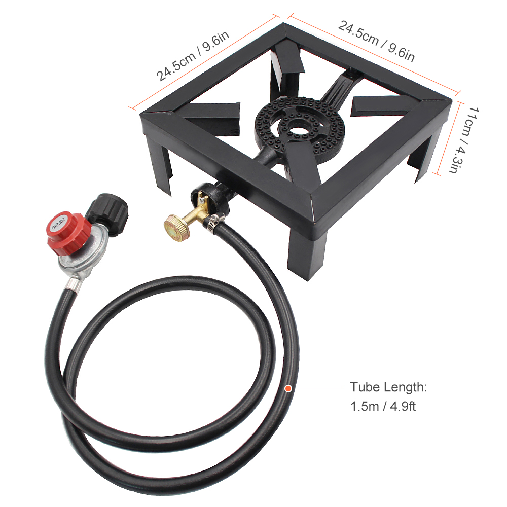 Kompor Gas Tomshoo 8KW dengan  - Camping Cooking Cast Iron ulasan dan harga