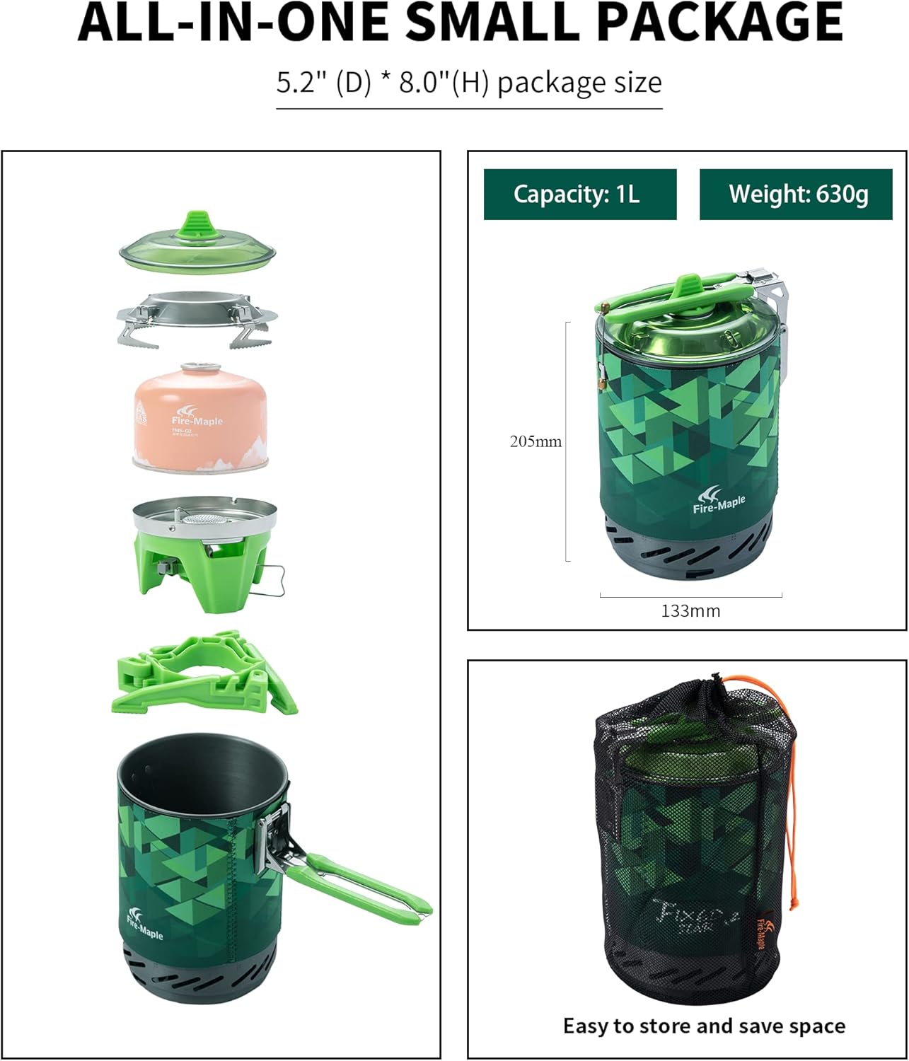 Fire-Maple FMS-X2 sistem memas - Camping Cooking One Pot ulasan dan harga