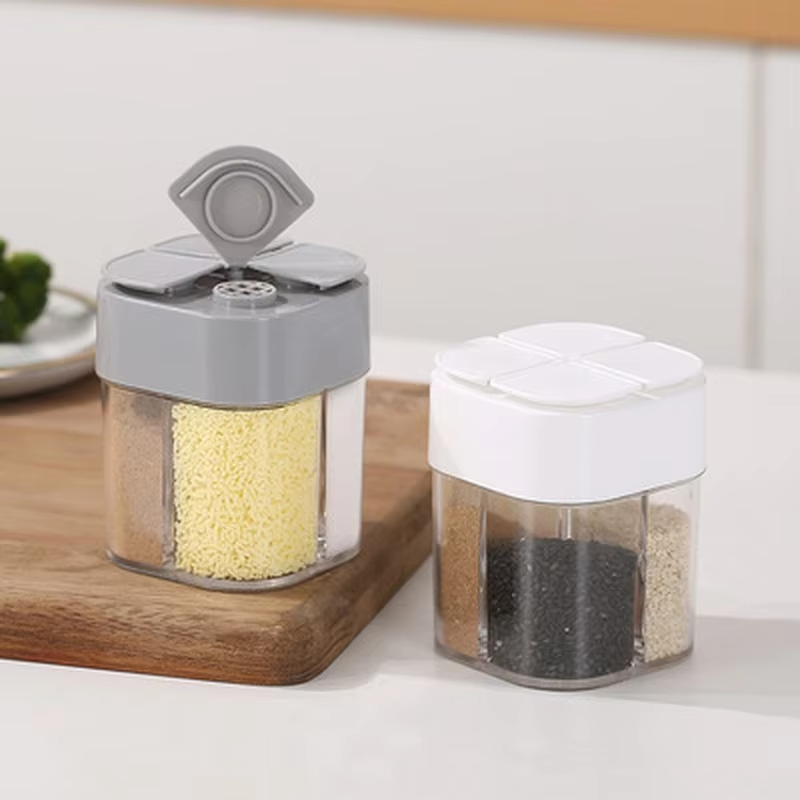 4 in 1 Wadah Bumbu Plastik unt - Camping Cooking Kits ulasan dan harga