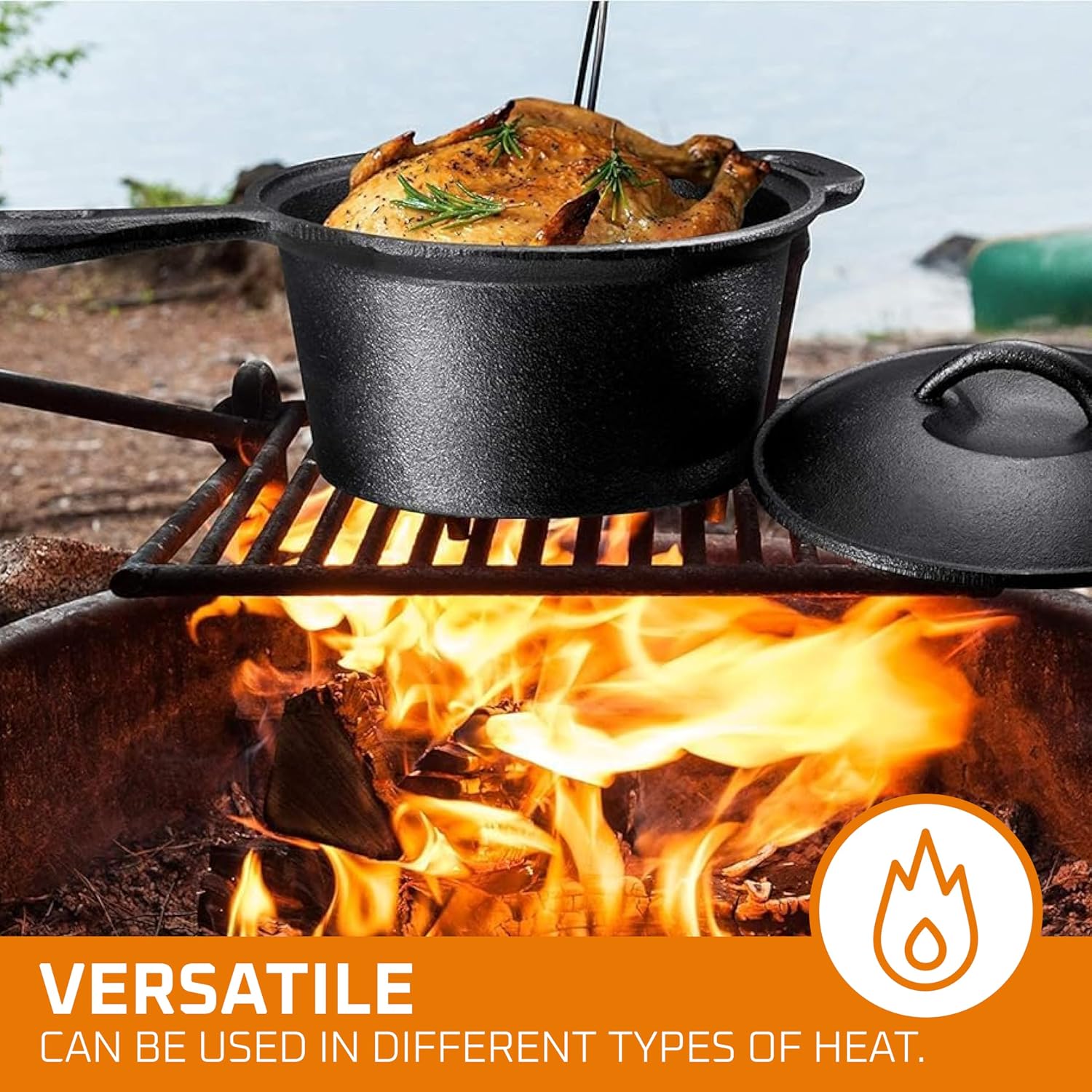 Set Peralatan Memasak untuk Be - Camping Cooking Cast Iron ulasan dan harga