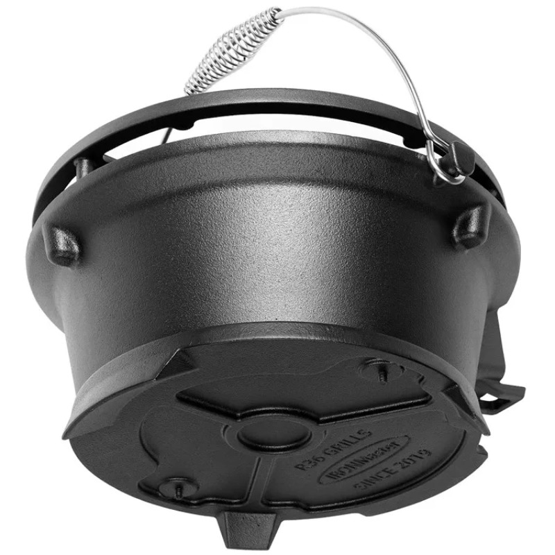 Pemanggang Arang Bulat, BBQ Be - Camping Cooking Cast Iron ulasan dan harga