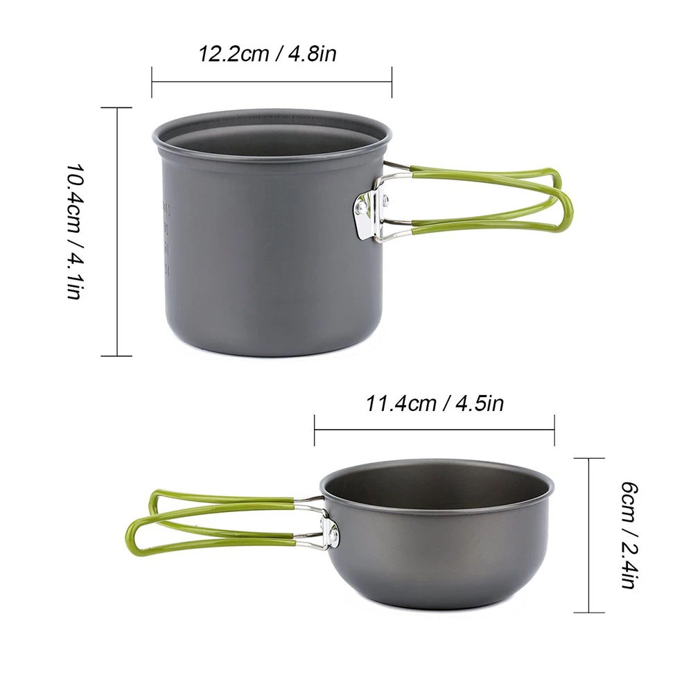 Kit Peralatan Masak Berkemah d - Camping Cooking Kits ulasan dan harga