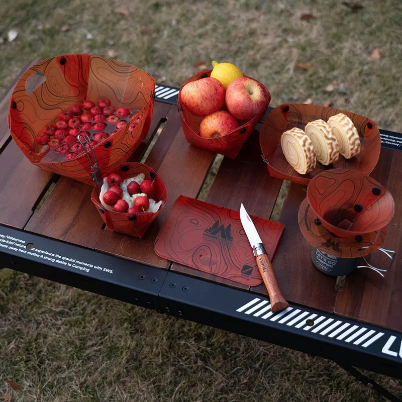 Peralatan Makan Berkemah Lipat - Camping Cooking Kits ulasan dan harga